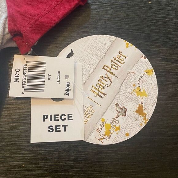 Harry Potter Believe in magic 3 piece set size 0-3 months - Picture 6 of 6
